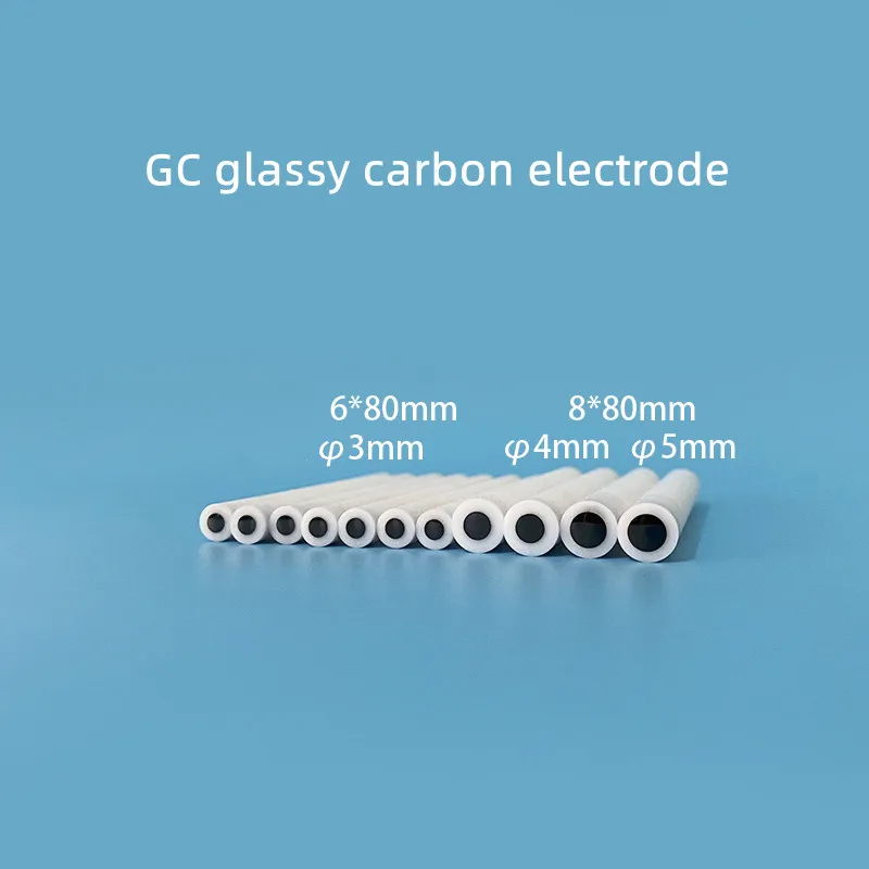 Plexiglass / glassy carbon electrode; specification:1/2 3/4/5/6/8/10mm