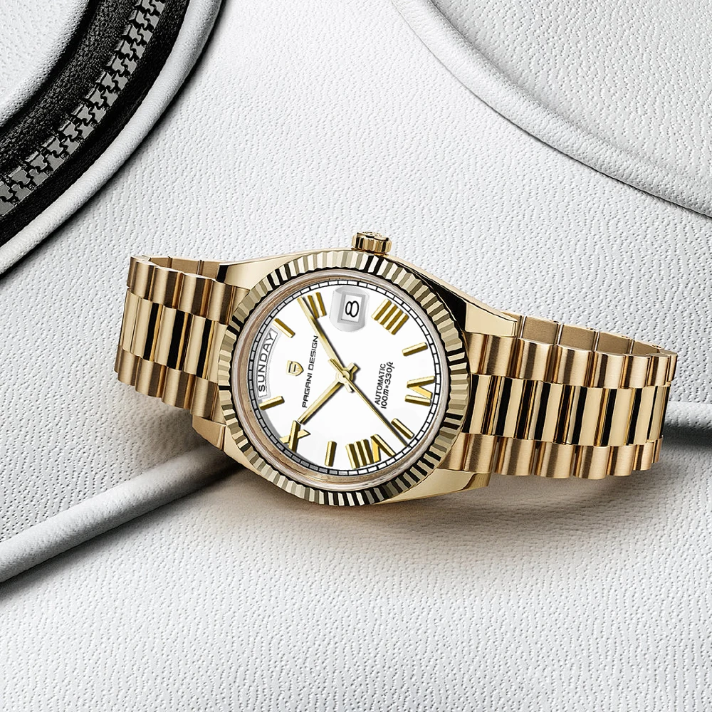 

2025 New PAGANI DESIGN DD36 Gold Men's Watches Luxury Mechanical Wristwatch Automatic Watch For Men AR Sapphire Waterproof Clock