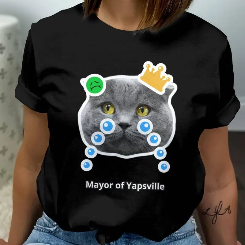 Mayor Of Yapsville Ironic Meme T Shirt Funny Weirdcore Offensive