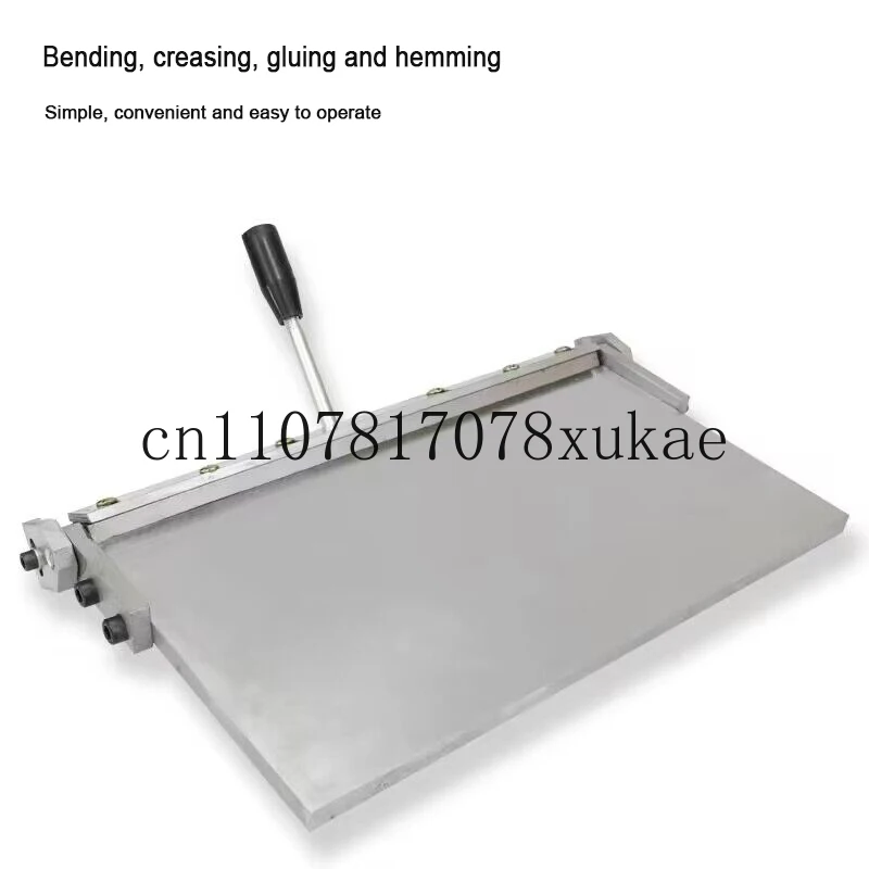 أدوات قابلة للطي، آلة قابلة للطي بحافة يدوية، حقيبة يد محفظة جلدية مقاس 12 بوصة مع آلة تشفيه بلاستيكية