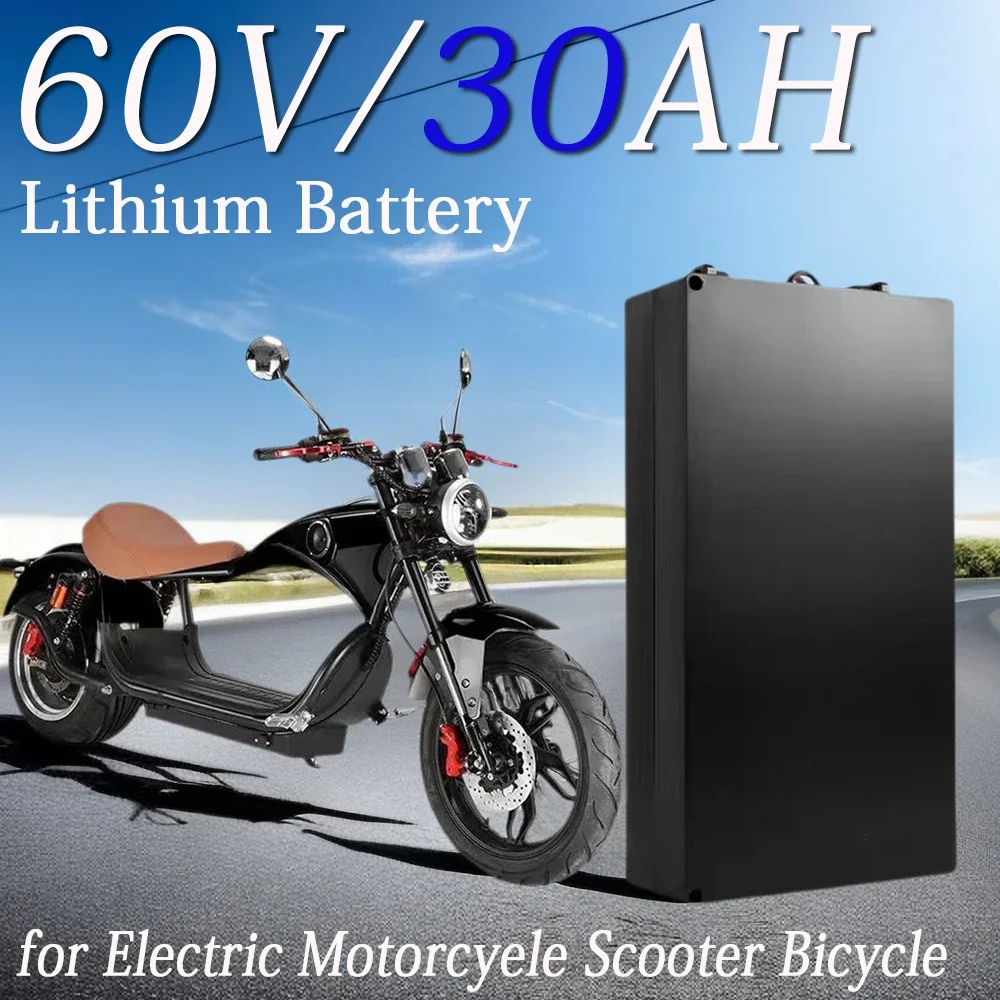 For Harley Electric Motor Bike Lithuim Battery 60v 30ah Three-wheeled E Scooter batteries Citycoco WS-PRO TRIKE