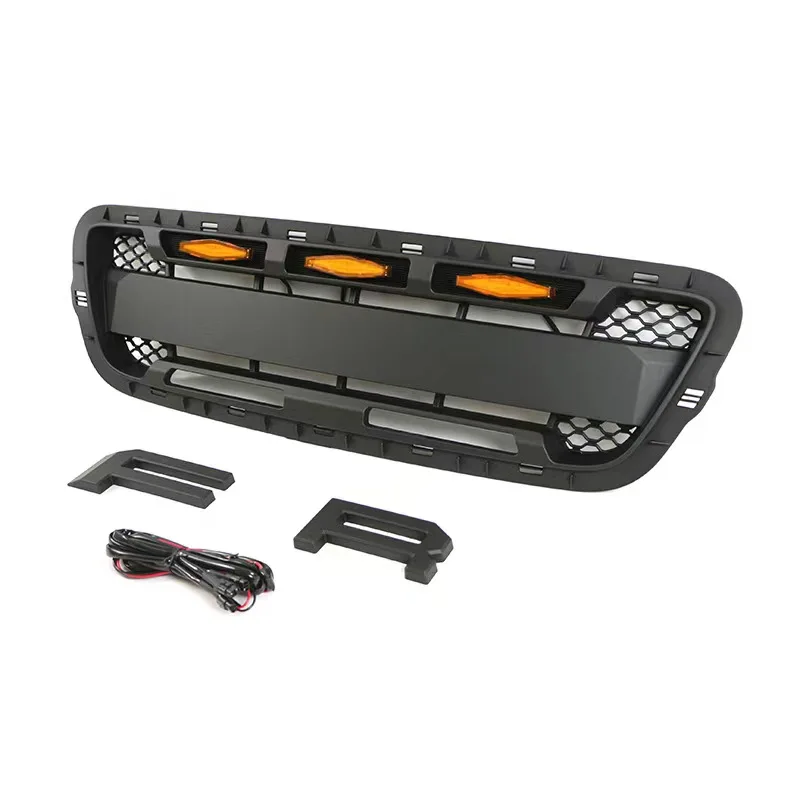 Kratka ABS pasująca do Ranger 2001 2002 2003, przednie grille wyścigowe, siatkowa maska, osłona przedniego zderzaka — zdjęcie 4