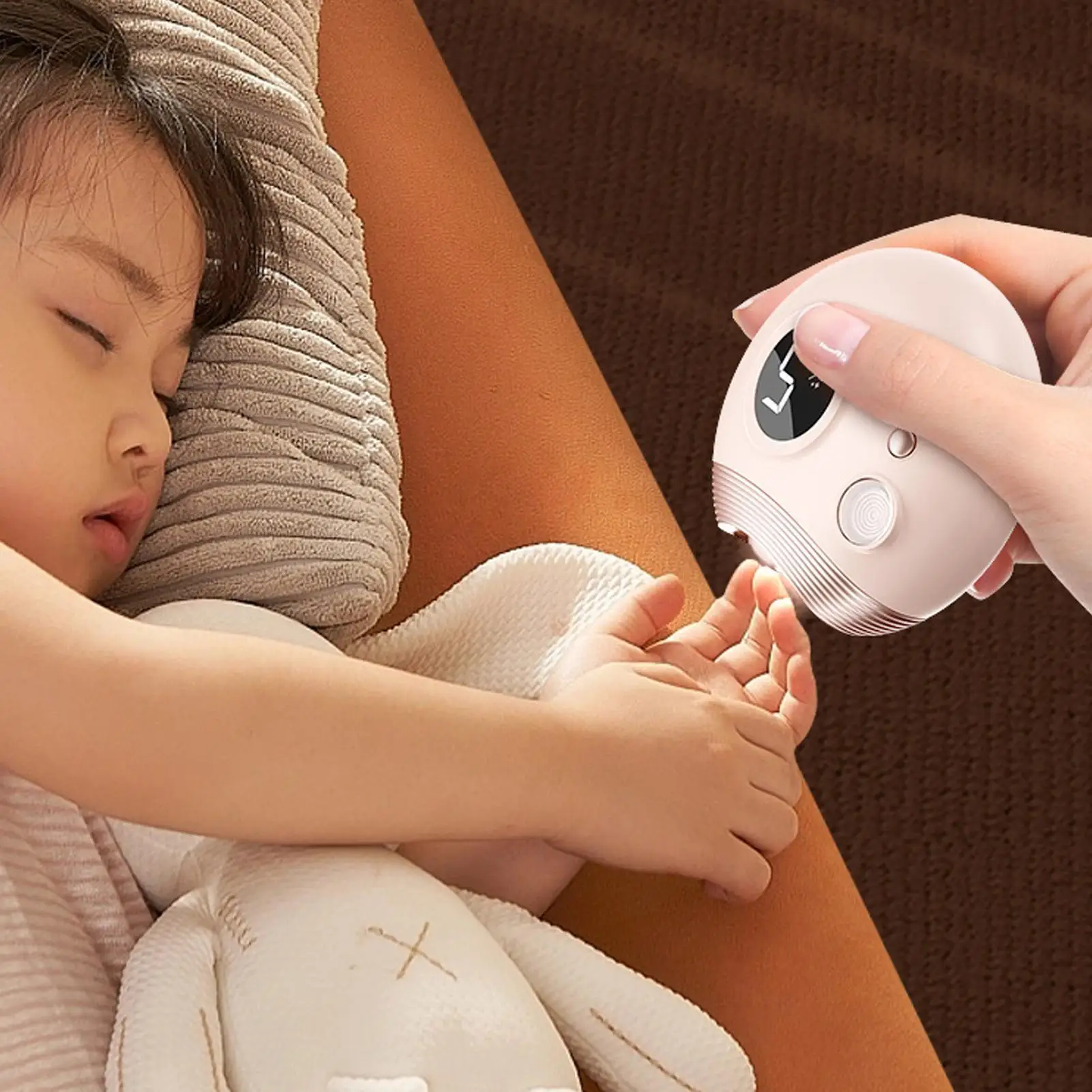 

Электрическая машинка для стрижки ногтей с подсветкой, автоматический триммер для ногтей, безболезненная технология, перезаряжаемый прибор для маникюра для детей и взрослых