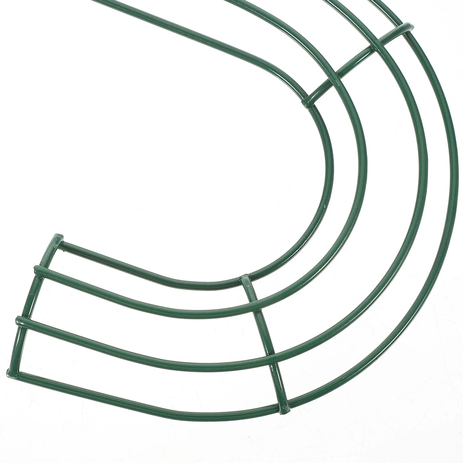 

2 pcs Flower Wreath Hoops Iron Garland Frame Diy Craft Decorative Loops For Christmas Holiday Party Home Garden Outdoor Use