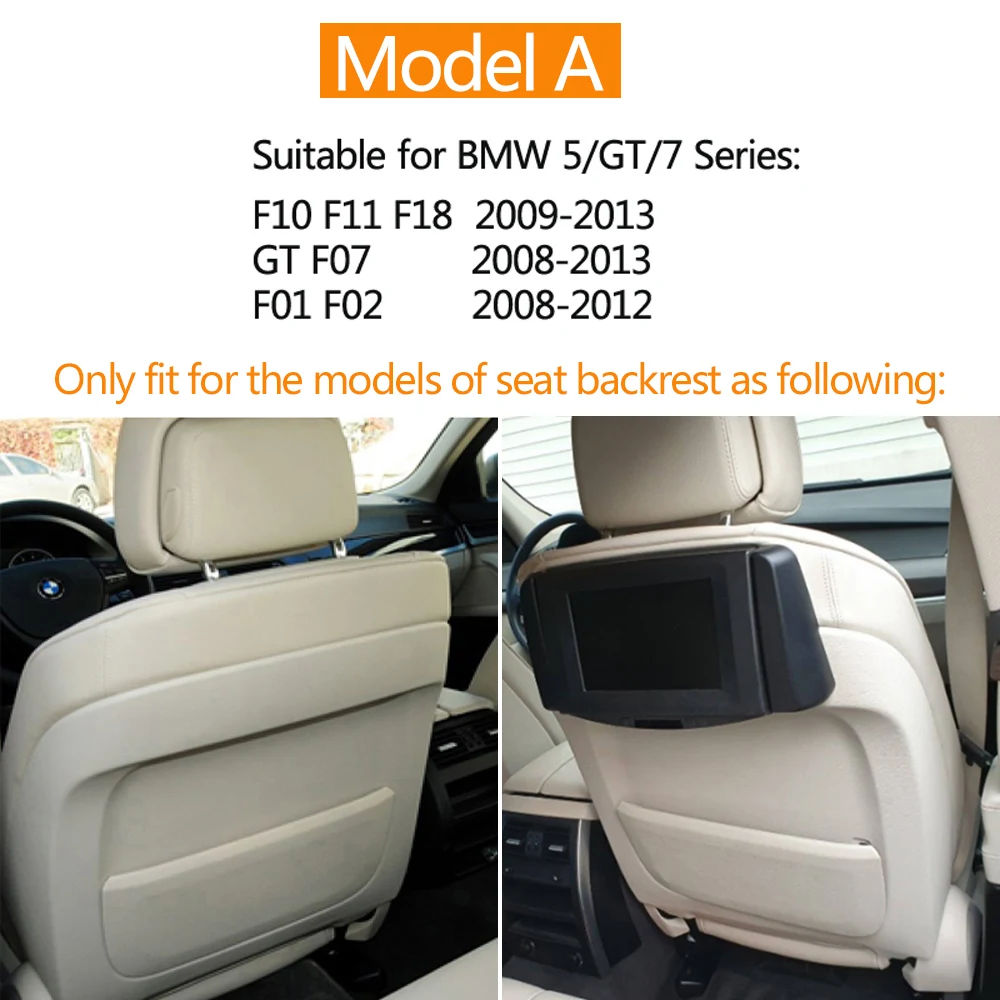 Pop Car Seat Back Pack Leather Backrest Storage Pocket Cover For BMW 5 7 GT Series F10 F11 F01 F02 F07 2009 2010 2011 2012 2013