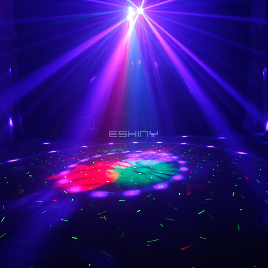 Magic Ball Colors Beam LED Lights, Projetor Laser Strobe, Iluminação de Palco, DJ Disco, DMX512, Party Dance Lamp, 60 Padrões, G25N8, 4in 1