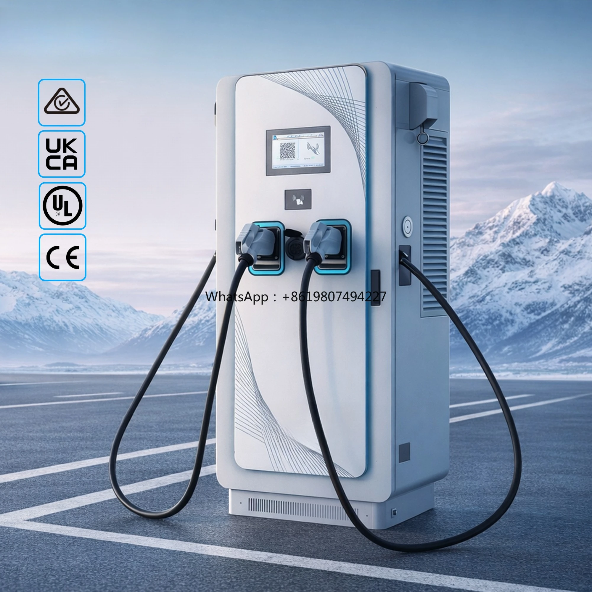 Зарядная станция для электромобилей JT40-J DC 60-240 кВт CCS2 CHADEMO GBT IP54 OCPP1.6J с сертификатом CE