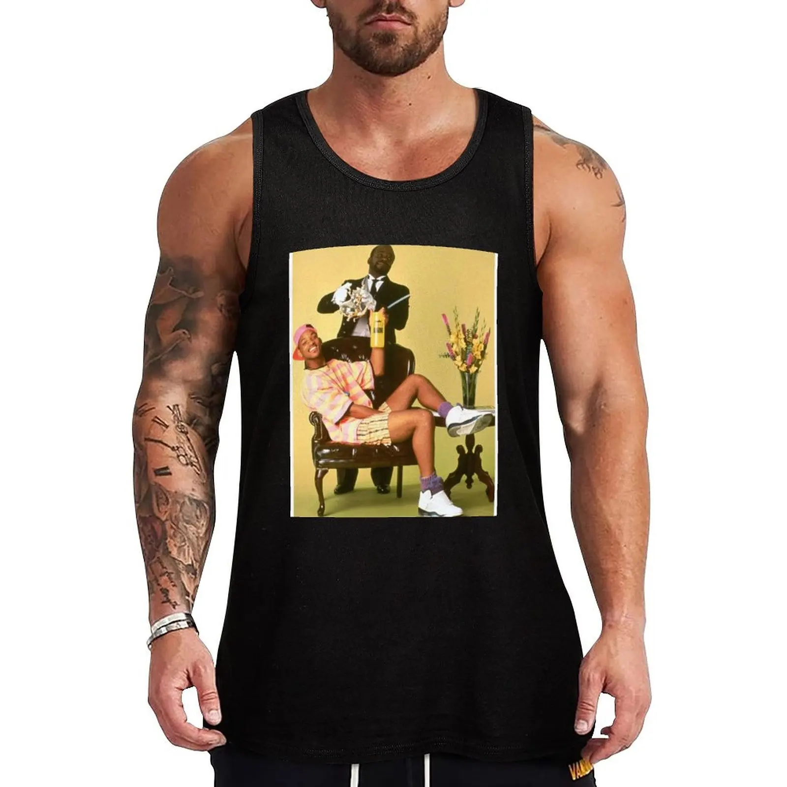 

Prince of Bel Air Tank Top Men's gym articles T-shirt Men's gym Men's gym t-shirts Muscle fit