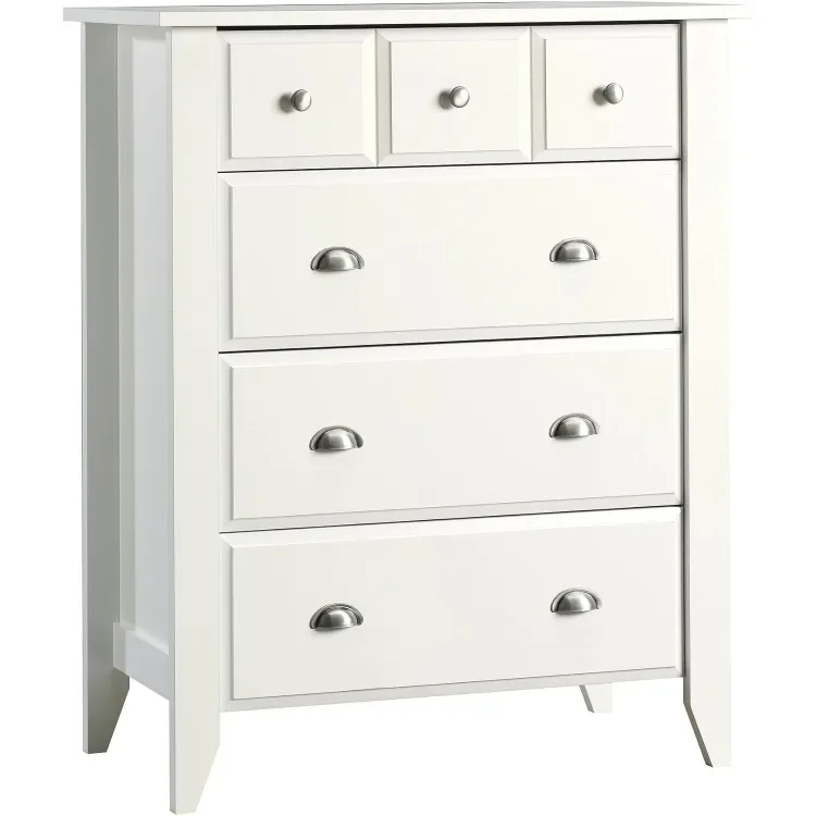 

Shoal Creek 4-Drawer Dresser, L: 34.72" x W: 18.58" x H: 42.68", Soft White finish