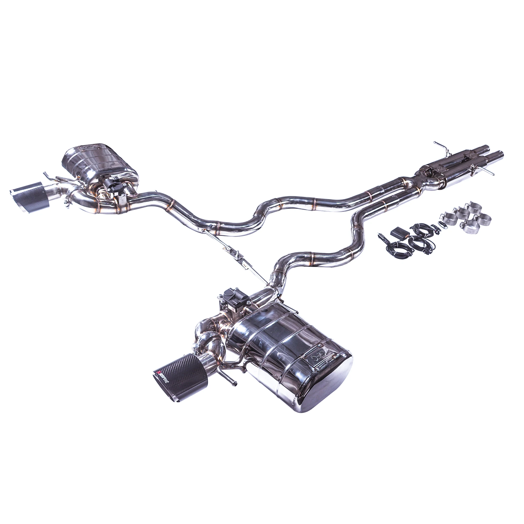 

【 Customized Product 】 Applicable to the exhaust system muffler of the 2018 Land Rover Range Rover 5.0L 3.0T Catback with valves