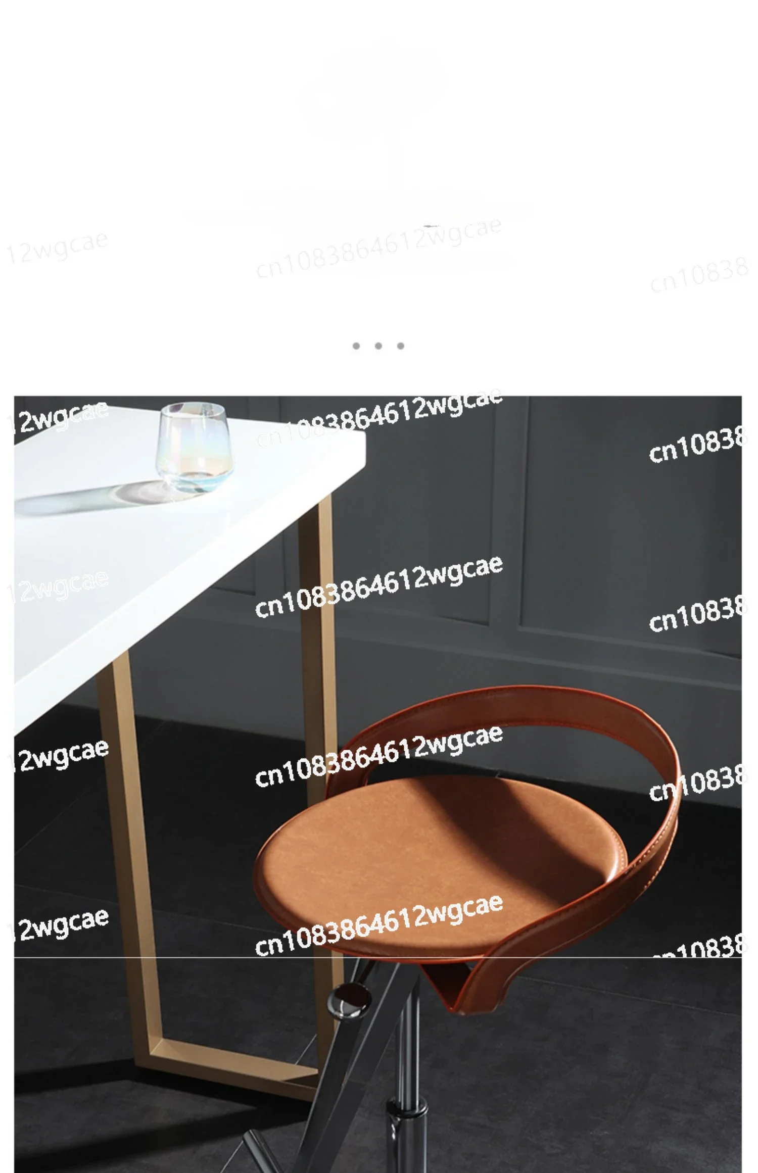 High Chair Lifting  Stool Creative Bar  High Stool Nordic Light Luxury Bar Chair Rotating  Chair Modern Simple