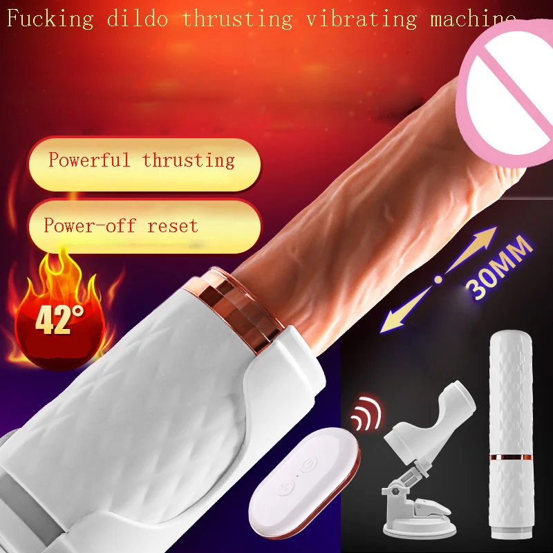 Sex Machine Love Machine Auto Thruting Dildo Machine Remote Control Suction Cup Hands-Free Lifelike Dildo Masturbator Men Women