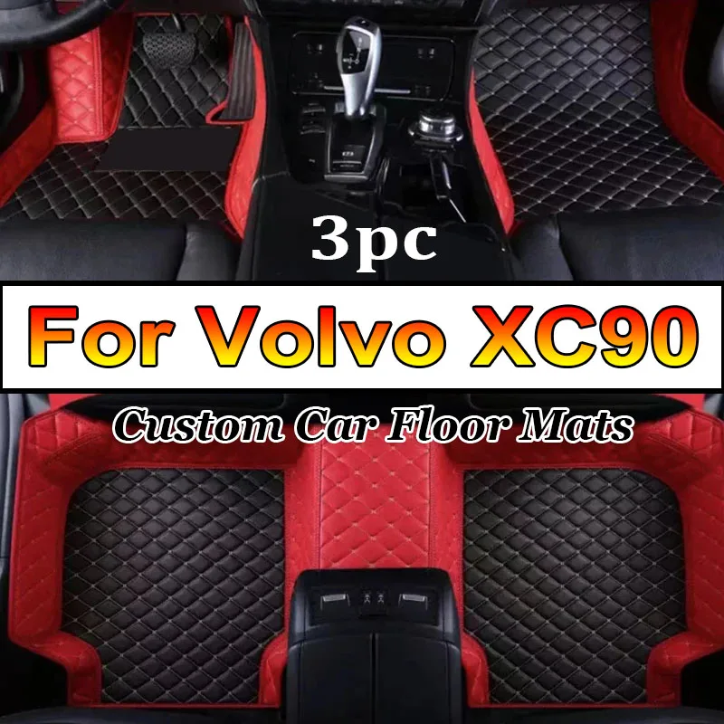 

Custom Car Floor Mats for Volvo XC90 2015-2022 Years Interior Details Car Accessories Carpet