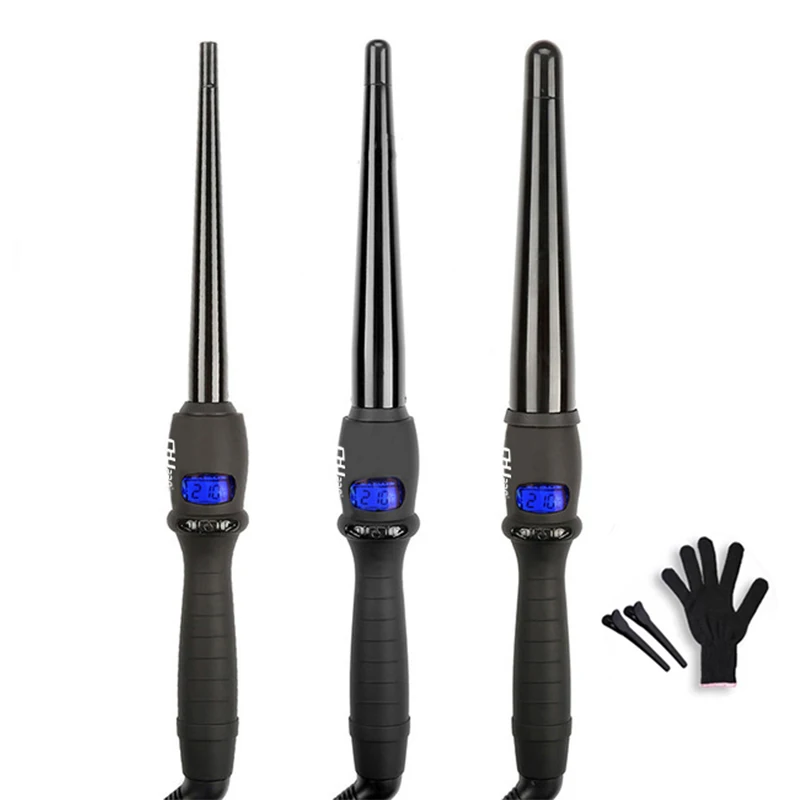 

Прямая продажа с фабрики, щипцы для завивки волос, салон, вращающийся ЖК-дисплей, керамические ионные щипцы для завивки волос с ЖК-дисплеем, венчик для волос