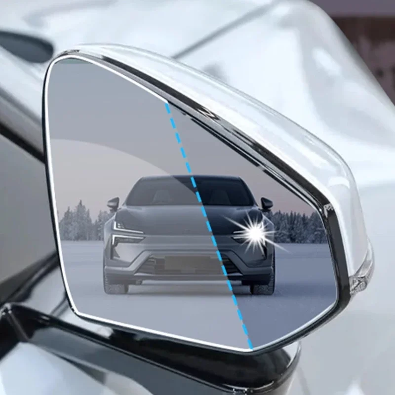 For Polestar 4 Special High Definition Rearview Mirror Rain Film Rainproof Anti-glare Film Decoration Modification Accessories