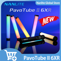 Nanlite PavoTube II 6XR Full Color 2700K-12000K RGBWW T12 8-Pixel Tube Light Photography Lighting for Live Studio Fill Light