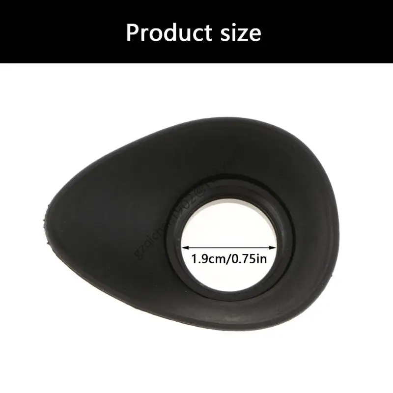 X7AB Camera Eye Cup 19mm Viewfinder Protector Soft Silicone Eye Pad Shock Absorbing Design Suitable for D700 D800 D3X D2X D2H