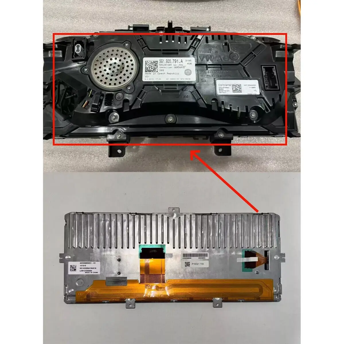 

A10605300 LPM123G218A 12.3" LCD Display for Volkswagen Arteon Golf VII Passat B8 and Tiguan II Virtual Cockpit Dashboard Repair