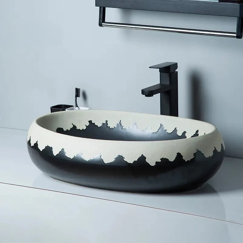 Basin Household Single Basin Modern Minimalist Bathroom Sinks Bathroom
