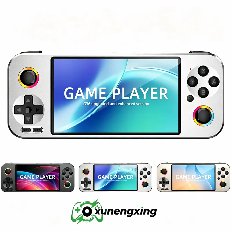 Retro Handheld Game Console 4.5 Inch Large Screen 3D Joystick Open‑Source Linux Portable Game Player For PS1 Retro Arcade Games