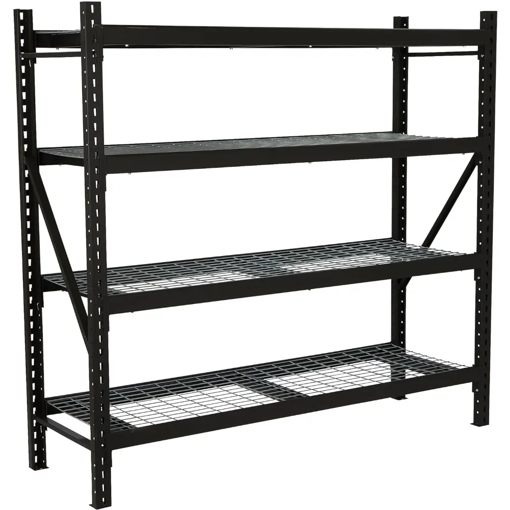 

Ironton 4-Tier Industrial Shelving Rack - 77in.W x 24in.D x 72in.H