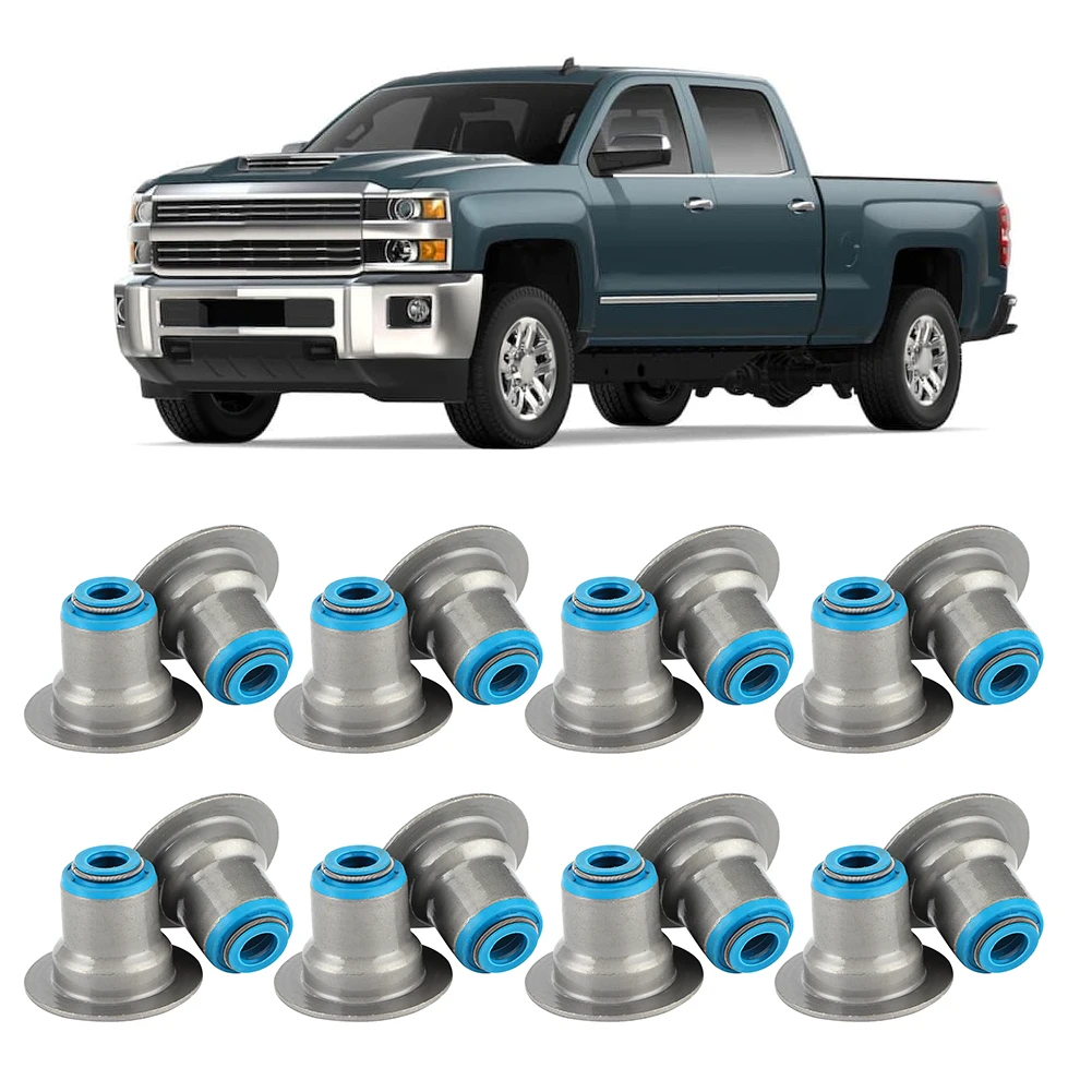 

Набор уплотнений штока клапана, 16 шт., замена 12482063 для LS, подходит для Chevrolet Silverado Express Camaro Impala