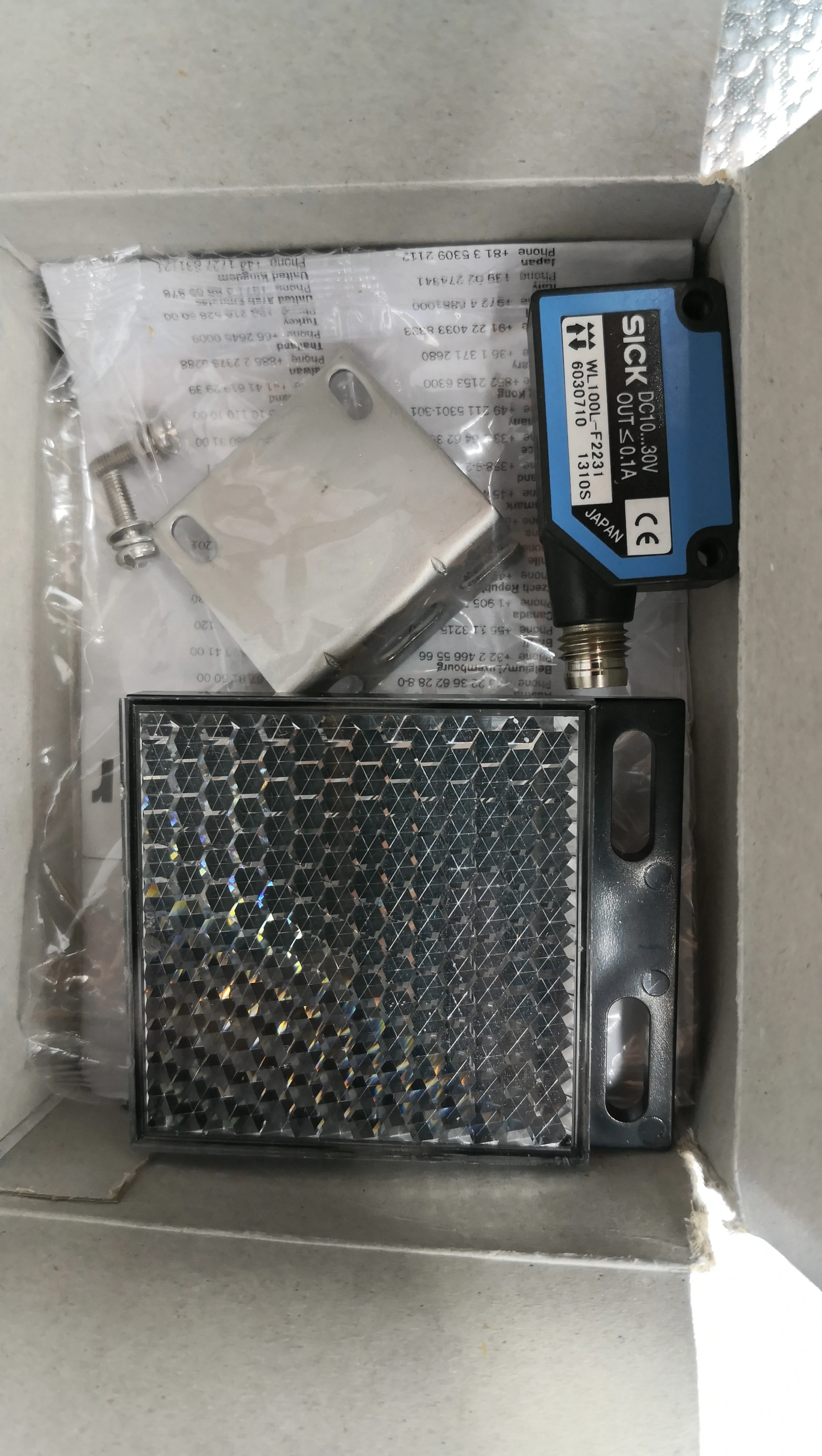 Sensor fotoelétrico do interruptor, WL100L-F2231