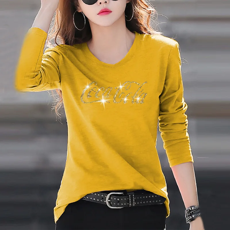 

Women's Spring Autumn New Fashion Elegant Round Neck Pullover Long Sleeve Solid Color Casual Western Commuting Comfortable Tops