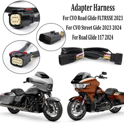 Motorcycle LED Tour-Pak Harness 12 PIN To 6PIN Adapter Harness For Harley CVO Road Glide FLTRXSE 2023/CVO Street Gide 2023 2024