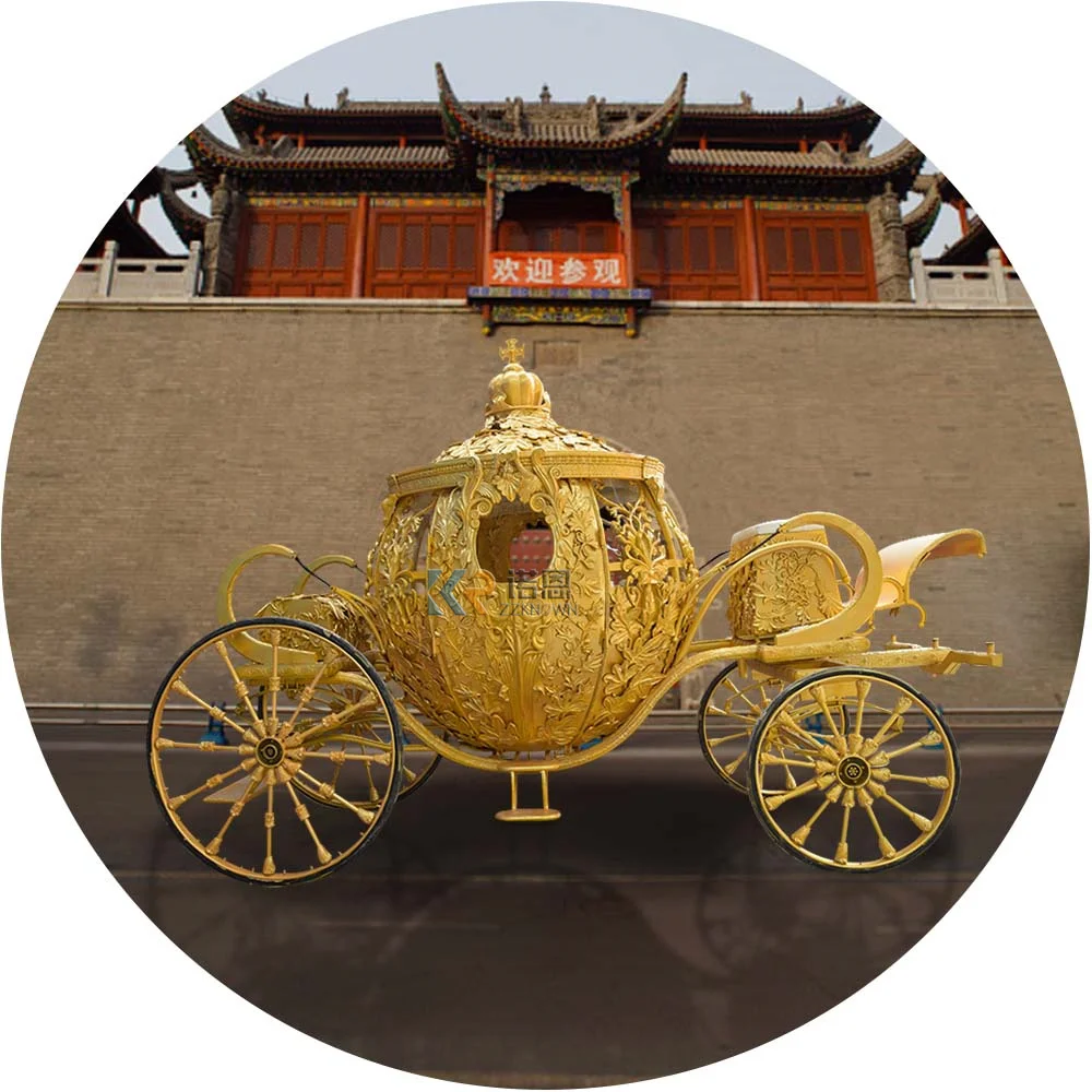 OEM White Princess Cinderella Horse Carriage For Sale Royal OEM Wedding Sightseeing Carriages