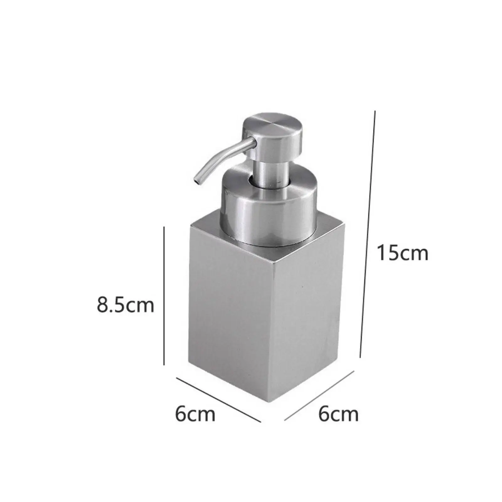 Sleek Black Liquid Soap Dispenser Refillable Foam Pump Bottle for Stylish Bathroom or Kitchen Decor