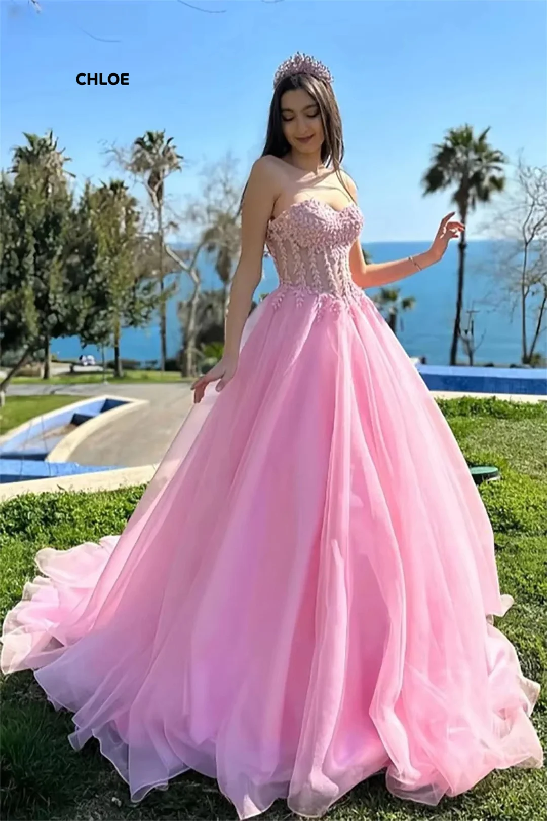 

Line A Gala Dresses Elegant Evening Party Dresses Luxury 2025 Custom Made Off-shoulder Sleeveless Ball Gown Dress Prom Clothes
