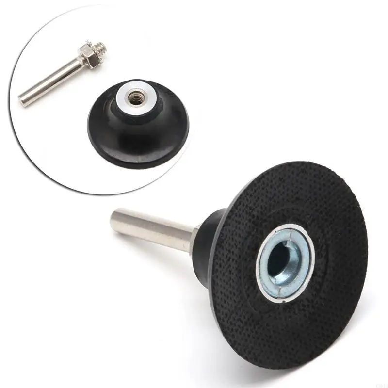 C90A 2" Sanding Discs Holder & 1/4'' Shank For Rotary for 3M Roloc Discs Pad New