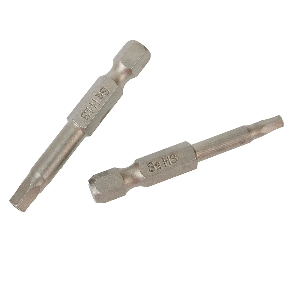 

Drill Screwdriver Bits Gadgets Tools 1/4 Inch High Pentagonal Quality Steel W/Hole Equipement 5-Piece 50mm Bit