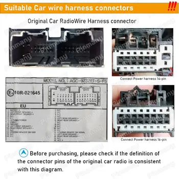 適用於雪佛蘭 Captiva、Aveo 和 Epica 的汽車音響收音機線纜轉接器,16 針電源線束,安卓主機連接器插座。 8 最佳銷售 雪佛蘭Aveo插座 - №1