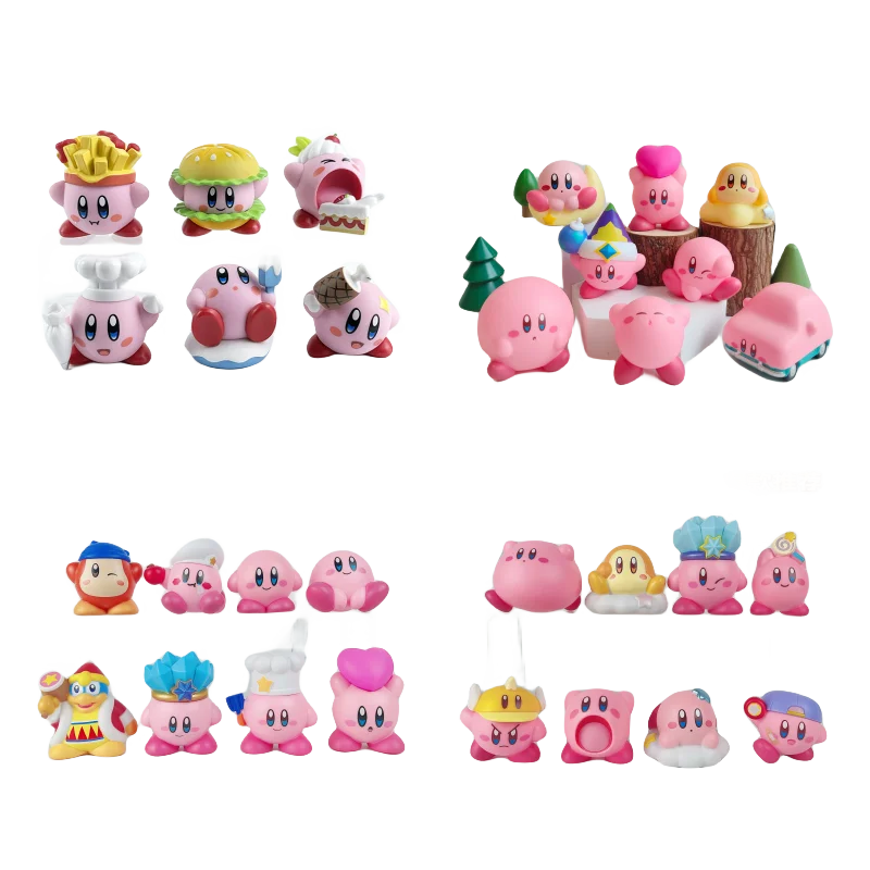 

Bandai Kirby 1/2/3/4/5 Generations PVC Cute Ornaments Kirby COS Food Series Car Decoration Cake Doll Ornaments Figure Toy Gifts