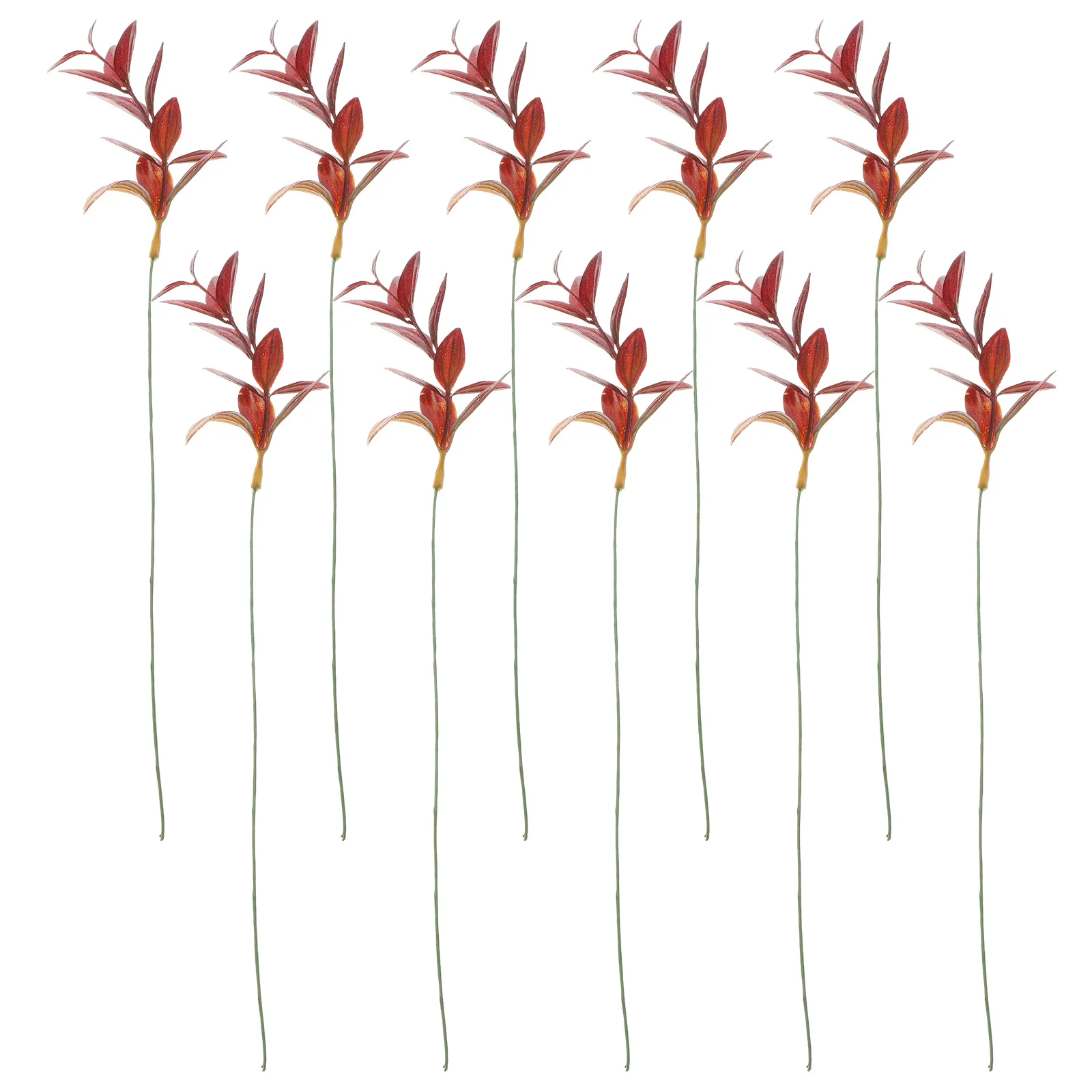 

20 Pcs Plants Artificial Plants For Home Decor Indoor GreenDecorative Faux Outdoor Home Office Balcony