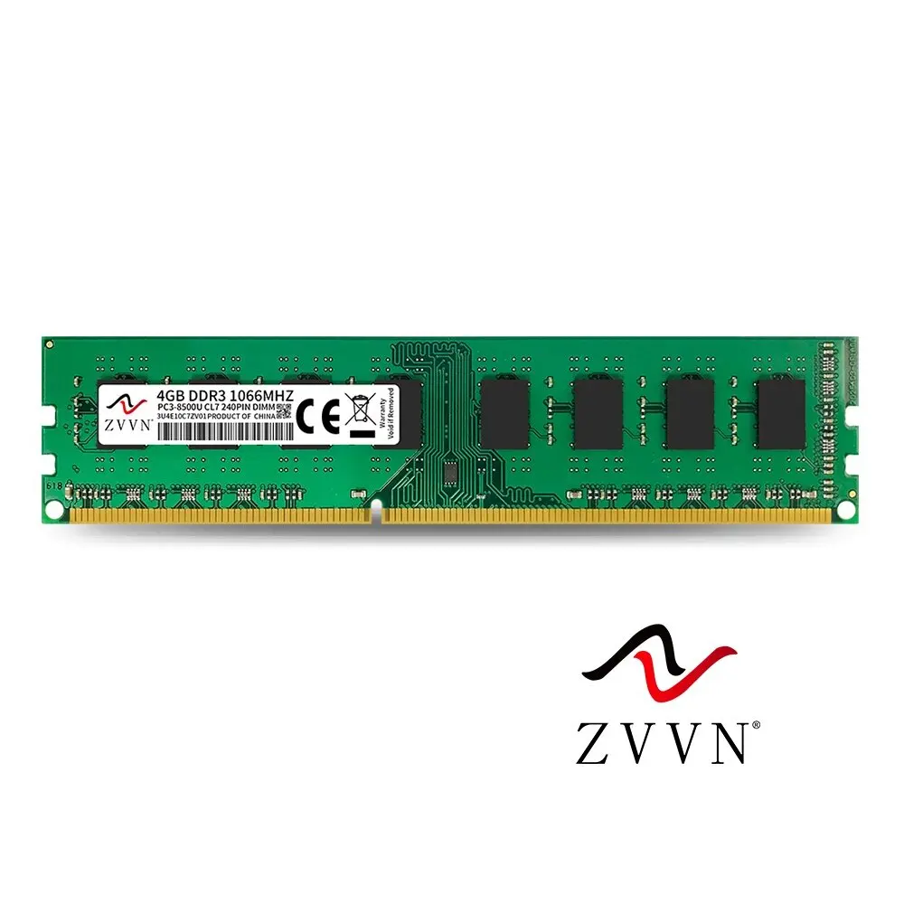 

ZVVN 4 ГБ DDR3 1066 (PC3 8500) DIMM RAM Память настольного компьютера 240-контактная модель 3U4E10C7ZV01