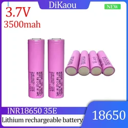 6-30pcs 3.7V 18650 Batte INR18650 35E 3500mAh Rechargeable Batte 25A Discharge Suitable for Screwdriver Flashlight Electric Toys