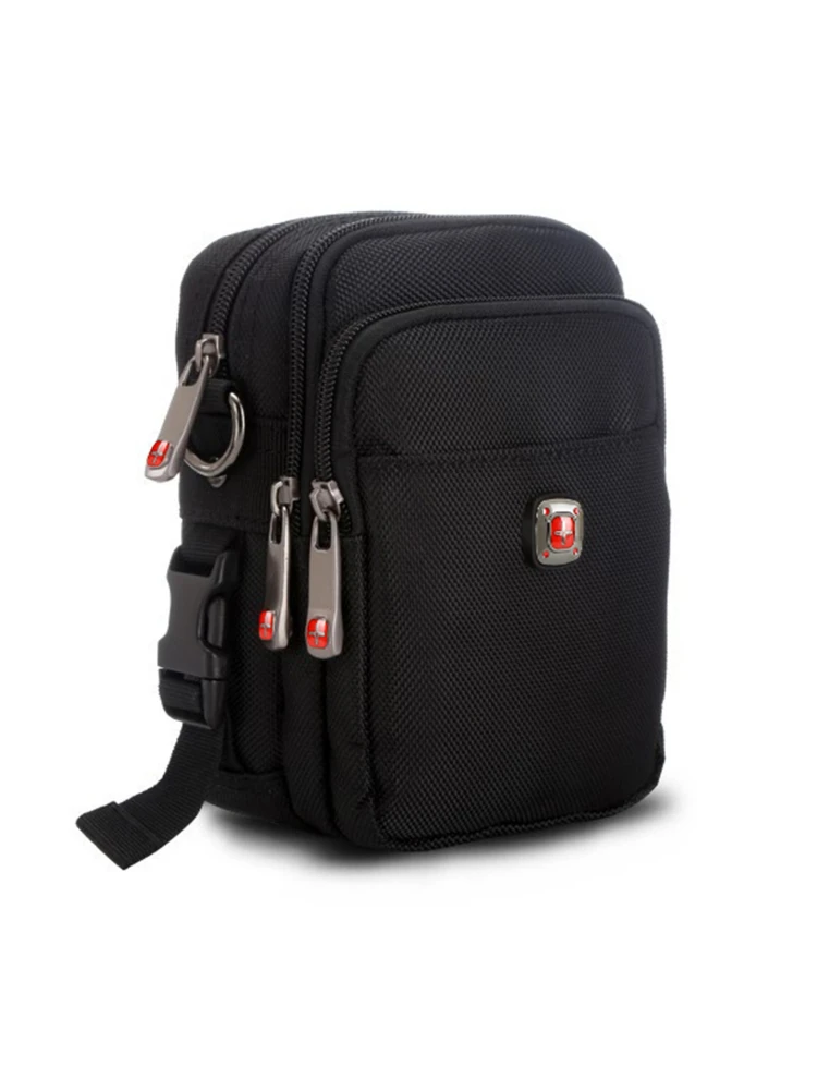 

Large Capaci Ox Cloth Military Knife Crossbody Bag for Men Commuting Outdoor Waist Bag Small Bapa Vertical ape
