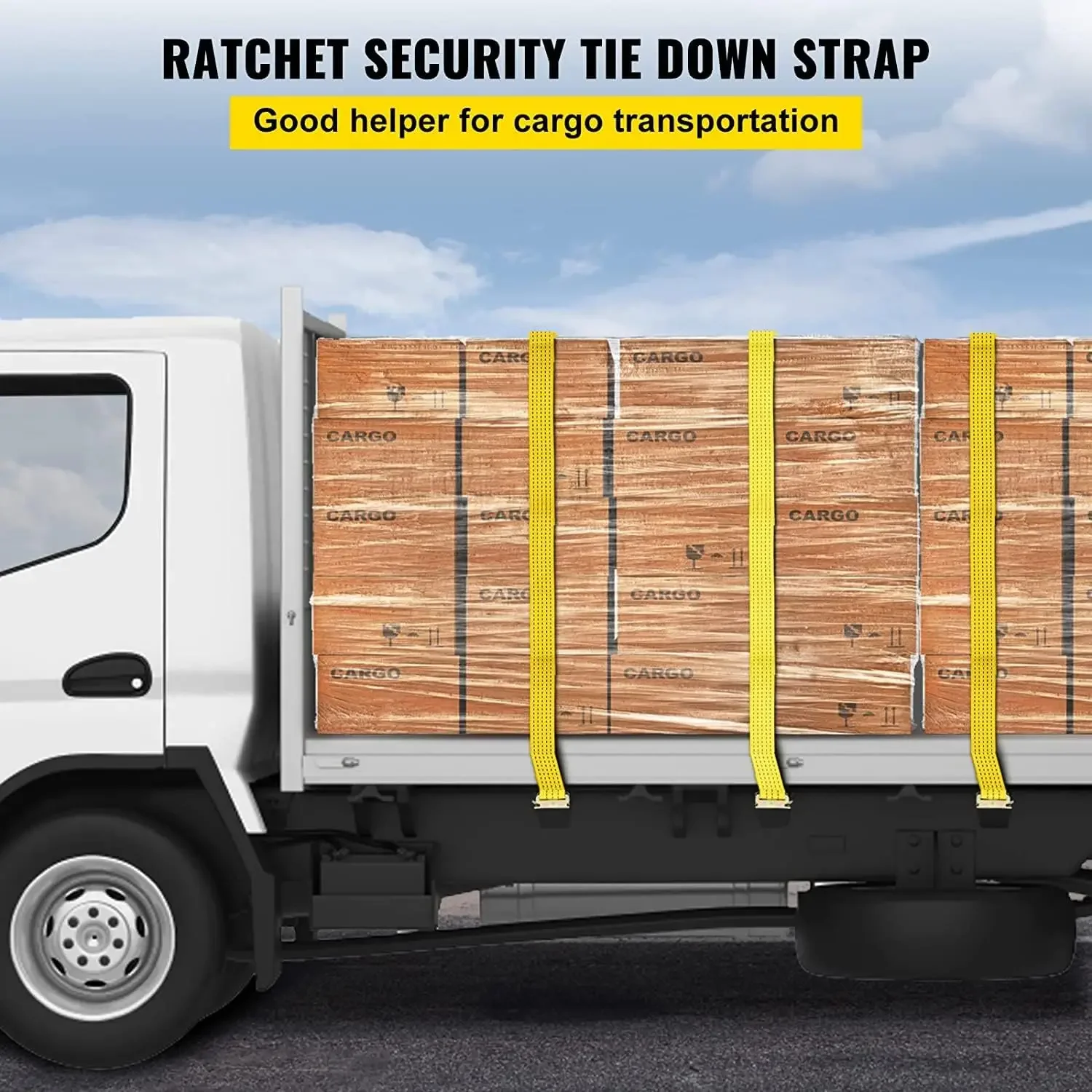 Correia de catraca E Track, 18 PCS 2 "x 15' Correias E-Track 4400 LBS Resistência à ruptura