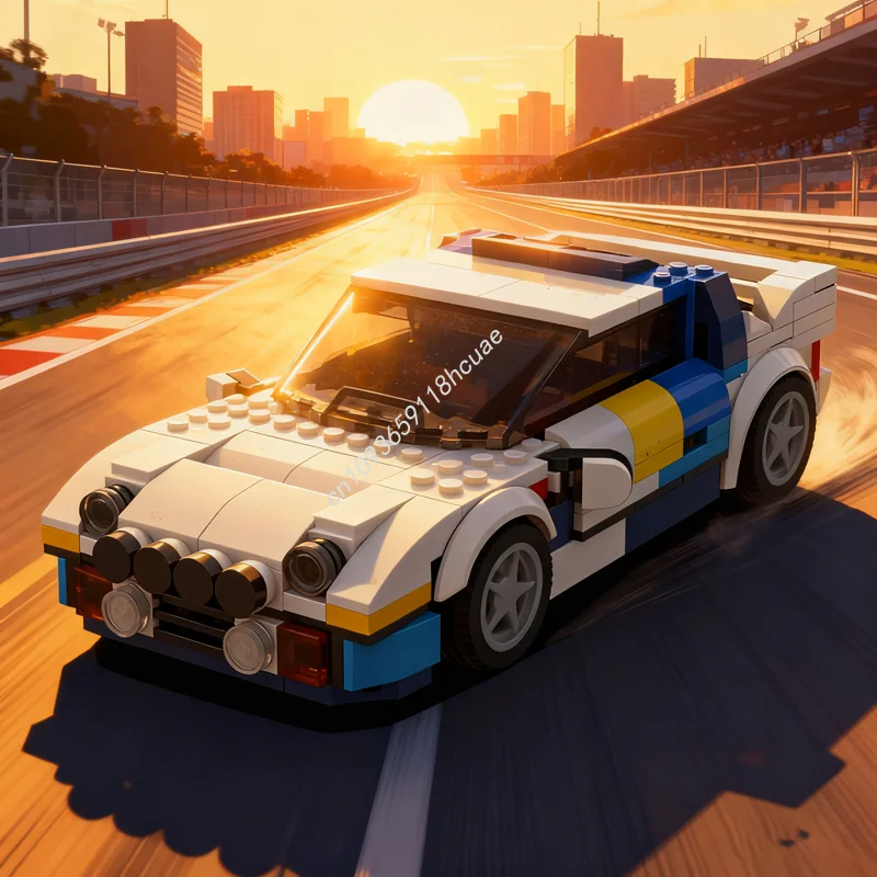 

256pcs MOC Built Tough Rally City Champions Model Building Blocks Construction DIY Creative Toys Idea Christmas Gift Brick Kids