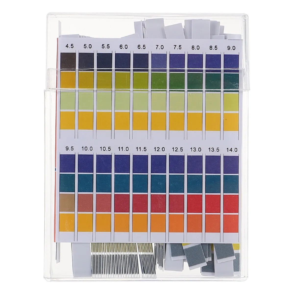 100Pcs PH Testing Paper Strips Precise 1-14 Scale Chemical Test Tool for Laboratory Classroom Waterproof Storage Box