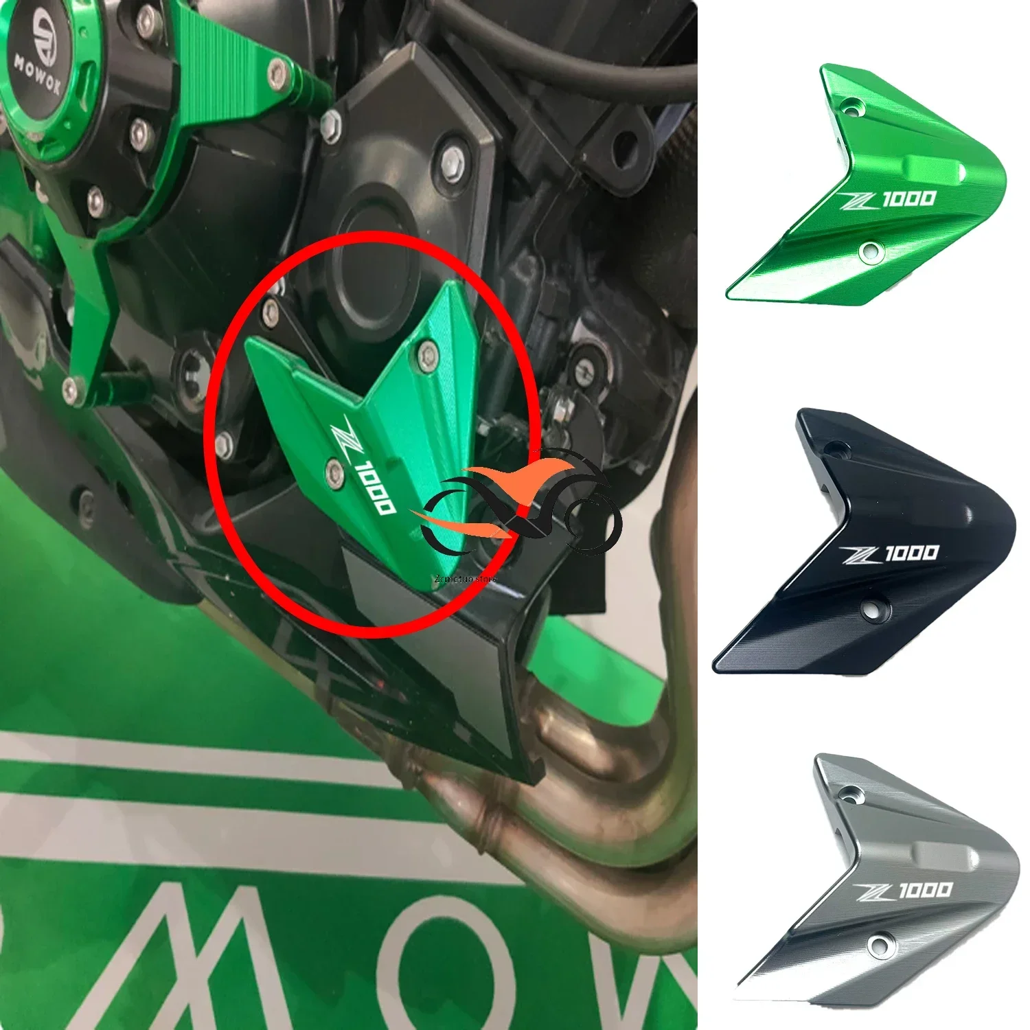 

For KAWASAKI Z1000 Z1000R 2020 2022 2021 2010-2024+ Motorcycle Accessories Engine Guard Protective Cover Sliders Crash Pad