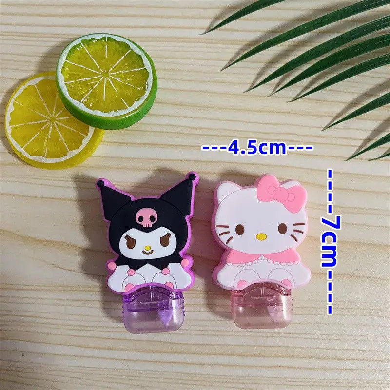 Cute Sanrio Hello kitty Kuromi creative personality cartoon shape children's school supplies portable silicone correction belt