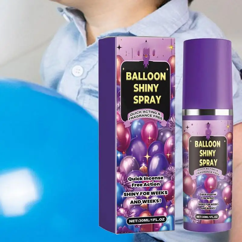 Balloon Gloss Spray High Shine Latex Gloss Spray For Brilliant Appearance Balloon Shine Glow Spray Ensures Longevity Vibrancy