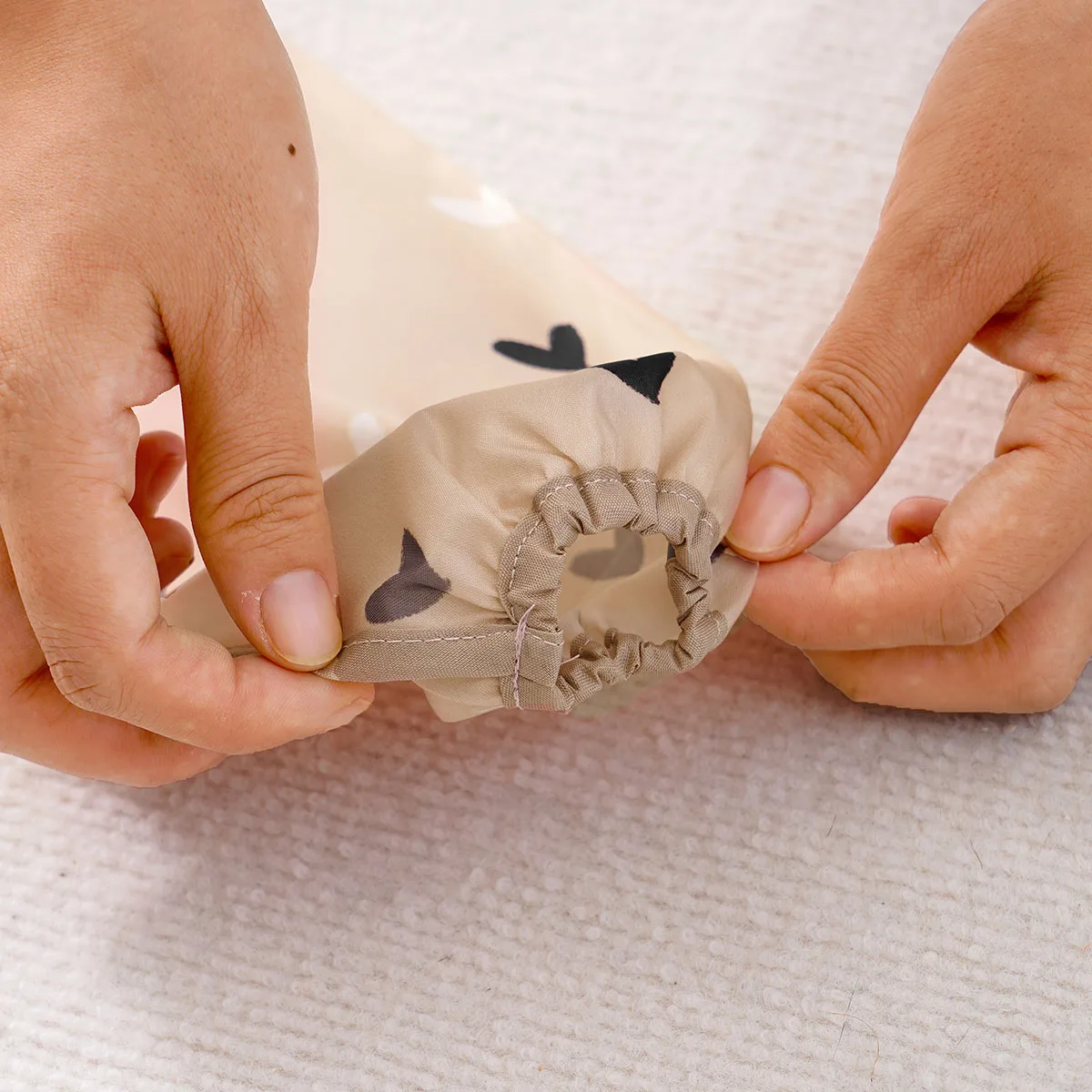 Celemek Bayi Lengan Panjang Dapat Dicuci dengan Mesin Cepat Kering Ukuran Universal untuk Kursi Makan, Kereta Dorong, Meja, Ideal untuk Bayi