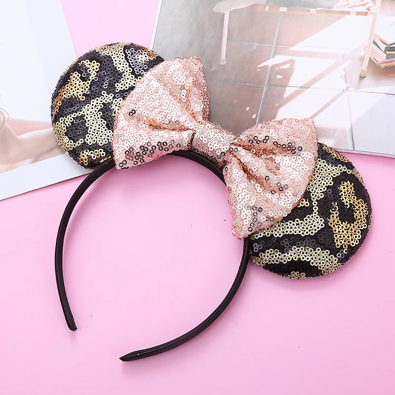 ميني ميكي ماوس إكسسوارات الشعر النساء الفتيات لطيف Headbands فتاة الرسوم المتحركة المشتقات ديكور تأثيري الدعائم غطاء الرأس الهدايا