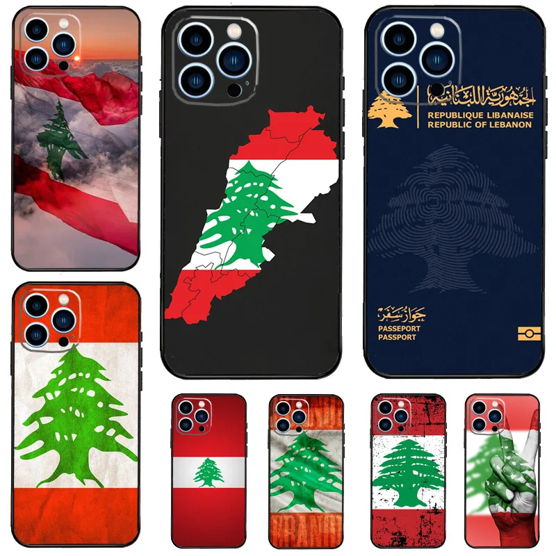 Lebanon Flag Map Case For Samsung Galaxy S26 Ultra S24 S23 S22 S21 S25 Ultra S10 S20 Plus S25 FE Cover Funda