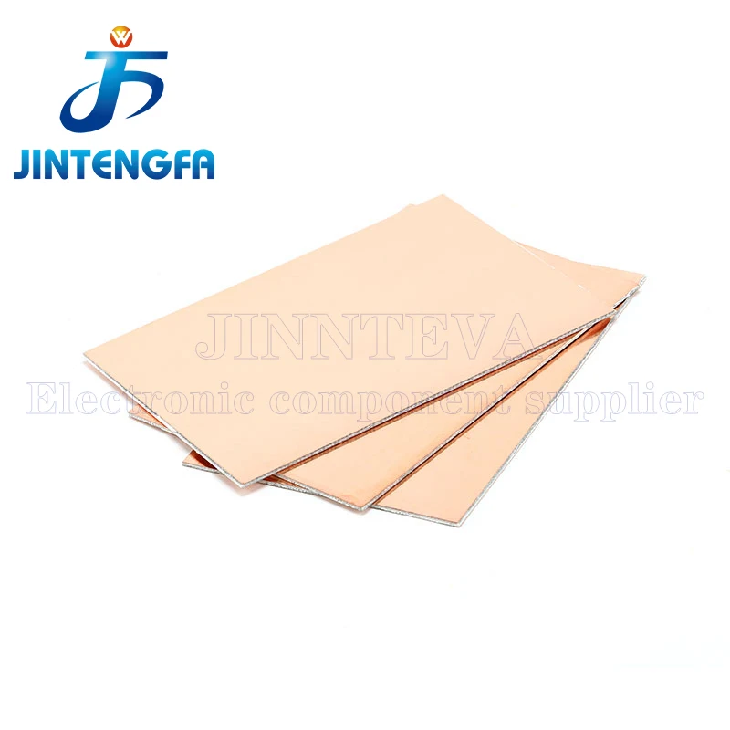 2PCS FR4 Copper Cu Clad Laminate Single double panel CCL 7*10 10*15 10*22 12*18 15*20 CM 1.5mm FR4 Universal Board Practice PCB